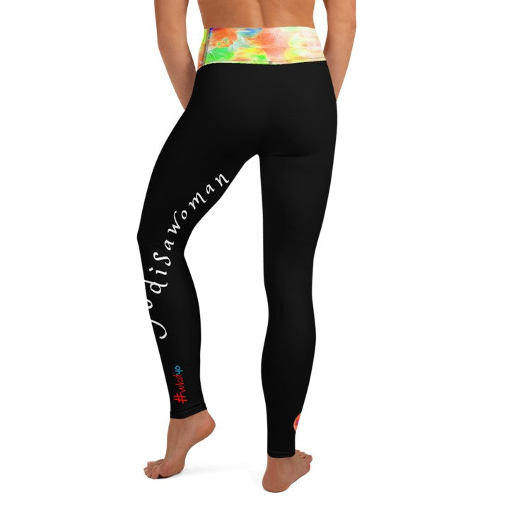 Casual wear Leggings for moms- #godisawoman. Workout Leggings- Black, Beige, Teal. WickedYo.
